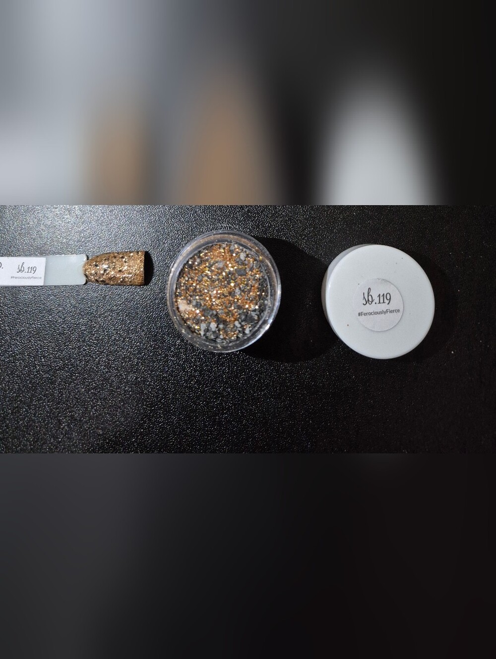 Sparkle & Co. Sb.119 "#FerociouslyFierce" Dip Powder - Mini Size